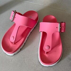 Prada Vibrant Pink Sandals
